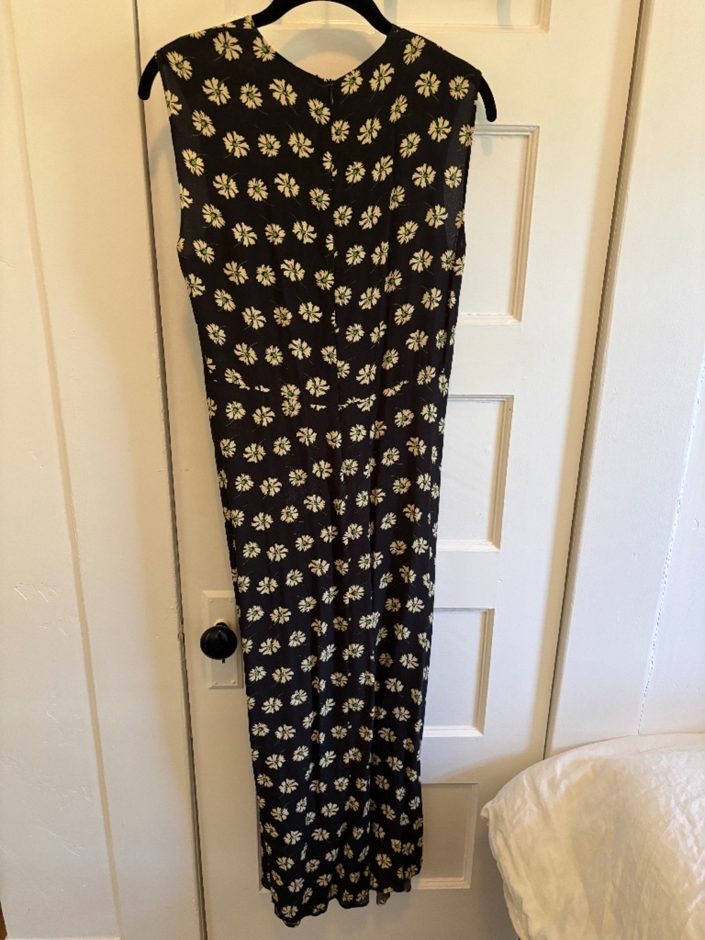 ZARA Floral Black Floral Maxi Dress